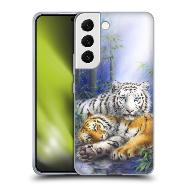 Kayomi Harai Animals And Fantasy Asian Tiger Couple Soft Gel Case for Samsung Galaxy S22 5G