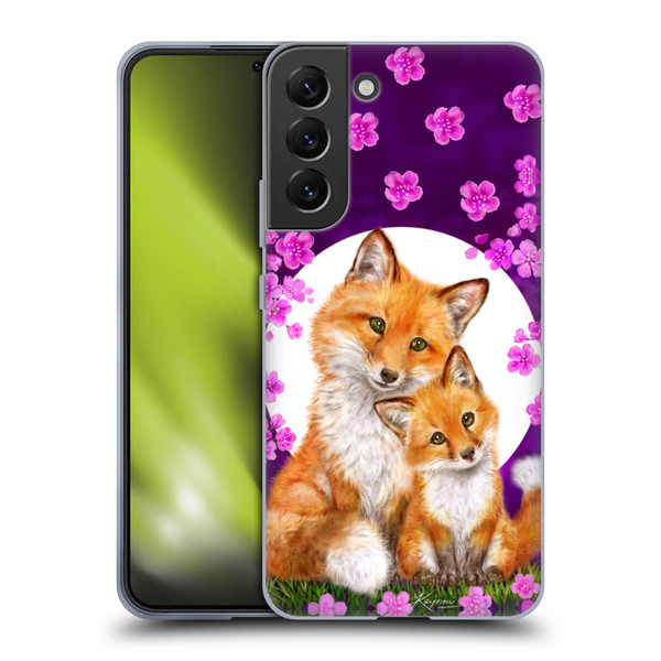 Kayomi Harai Animals And Fantasy Mother & Baby Fox Soft Gel Case for Samsung Galaxy S22+ 5G