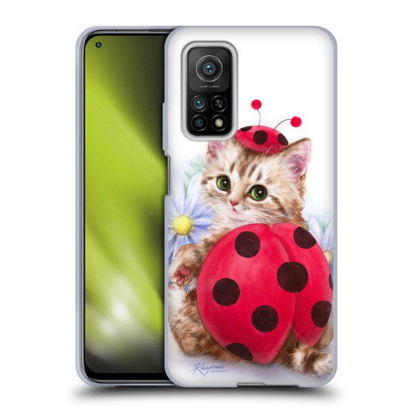Kayomi Harai Animals And Fantasy Kitten Cat Lady Bug Soft Gel Case for Xiaomi Mi 10T 5G