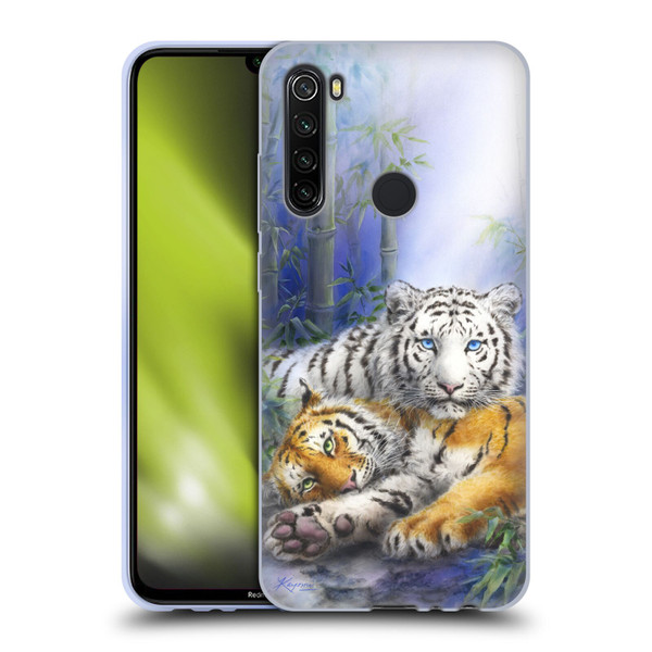 Kayomi Harai Animals And Fantasy Asian Tiger Couple Soft Gel Case for Xiaomi Redmi Note 8T