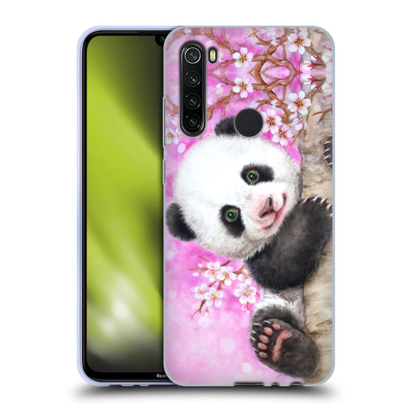 Kayomi Harai Animals And Fantasy Cherry Blossom Panda Soft Gel Case for Xiaomi Redmi Note 8T