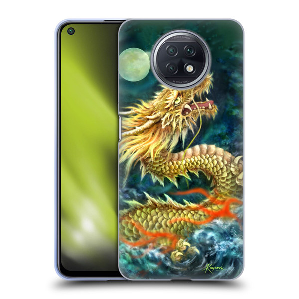 Kayomi Harai Animals And Fantasy Asian Dragon In The Moon Soft Gel Case for Xiaomi Redmi Note 9T 5G