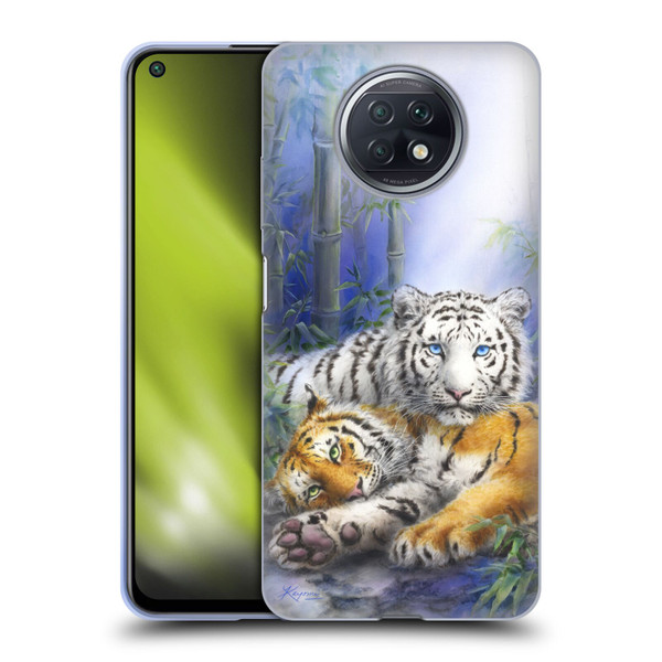 Kayomi Harai Animals And Fantasy Asian Tiger Couple Soft Gel Case for Xiaomi Redmi Note 9T 5G