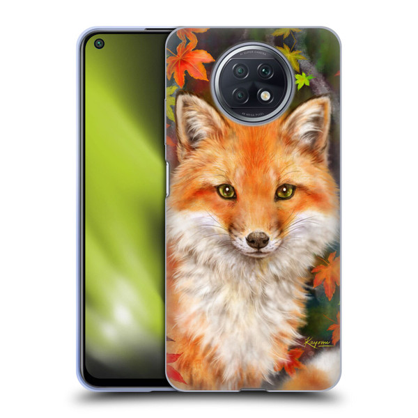 Kayomi Harai Animals And Fantasy Fox With Autumn Leaves Soft Gel Case for Xiaomi Redmi Note 9T 5G