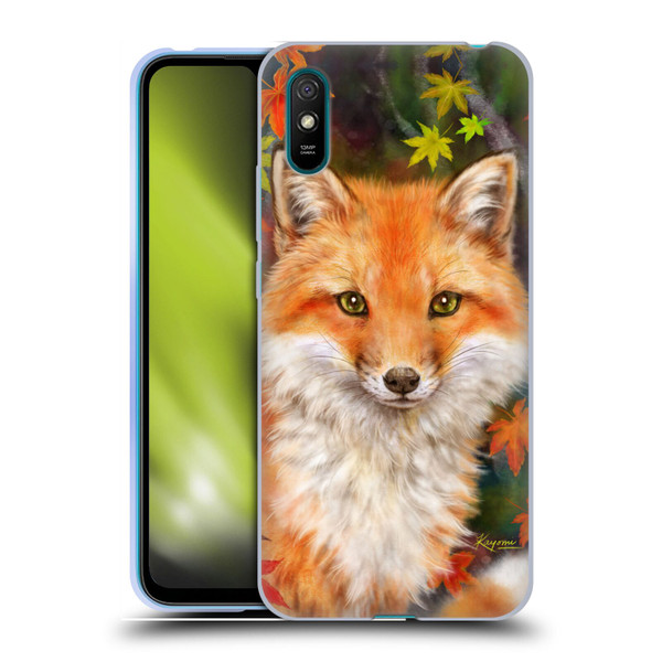Kayomi Harai Animals And Fantasy Fox With Autumn Leaves Soft Gel Case for Xiaomi Redmi 9A / Redmi 9AT