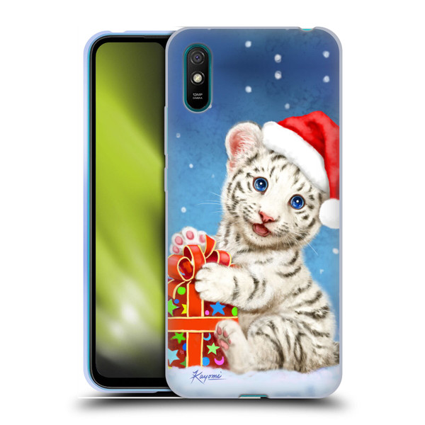 Kayomi Harai Animals And Fantasy White Tiger Christmas Gift Soft Gel Case for Xiaomi Redmi 9A / Redmi 9AT