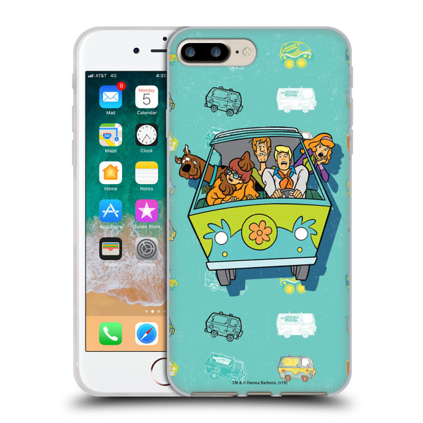 Scooby-Doo 50th Anniversary Mystery Inc. Soft Gel Case for Apple iPhone 7 Plus / iPhone 8 Plus & MagSafe
