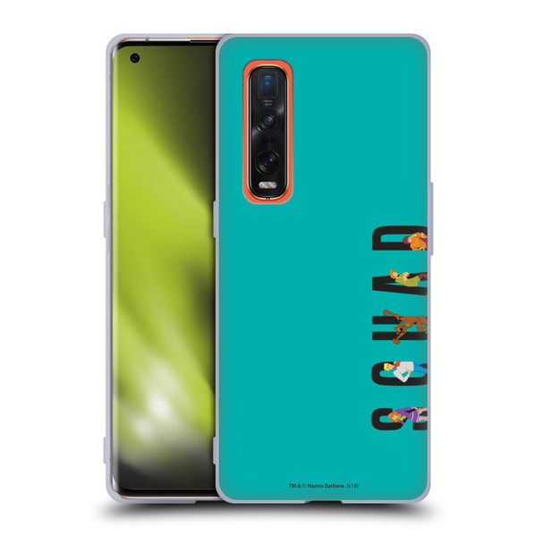 Scooby-Doo 50th Anniversary Mystery Inc. Squad Soft Gel Case for OPPO Find X2 Pro 5G