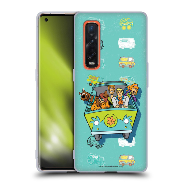 Scooby-Doo 50th Anniversary Mystery Inc. Soft Gel Case for OPPO Find X2 Pro 5G