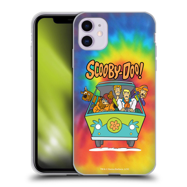 Scooby-Doo Mystery Inc. Tie Dye Soft Gel Case for Apple iPhone 11