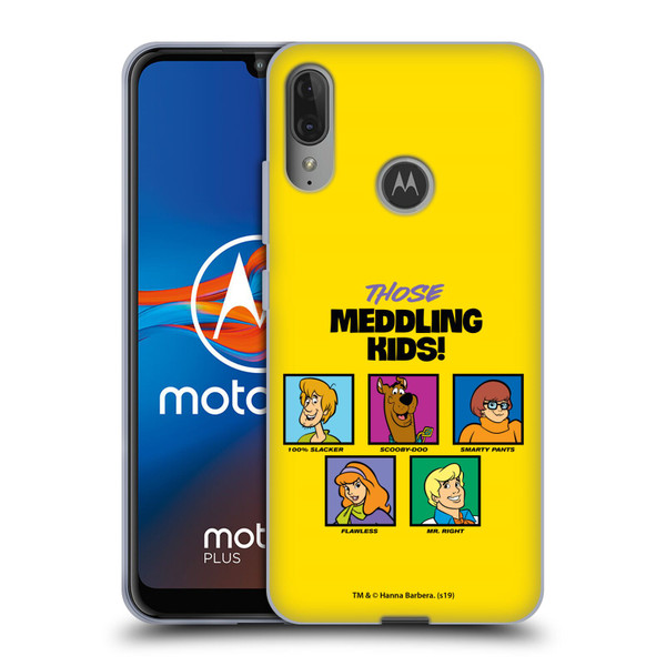 Scooby-Doo Mystery Inc. Meddling Kids Soft Gel Case for Motorola Moto E6 Plus