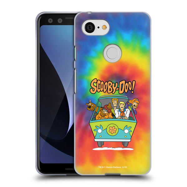 Scooby-Doo Mystery Inc. Tie Dye Soft Gel Case for Google Pixel 3