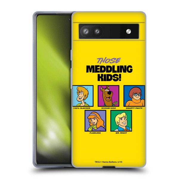 Scooby-Doo Mystery Inc. Meddling Kids Soft Gel Case for Google Pixel 6a