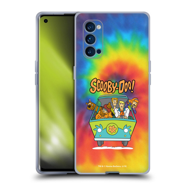 Scooby-Doo Mystery Inc. Tie Dye Soft Gel Case for OPPO Reno 4 Pro 5G