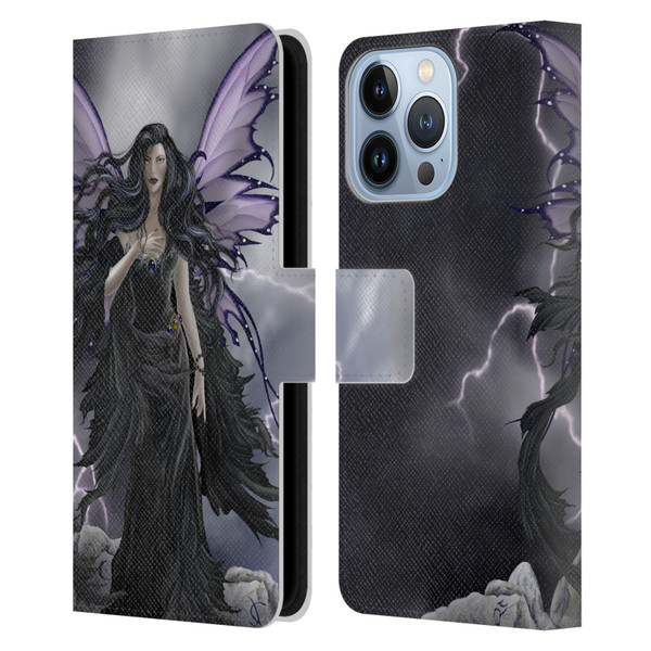 Nene Thomas Gothic Storm Fairy With Lightning Leather Book Wallet Case Cover For Apple iPhone 13 Pro
