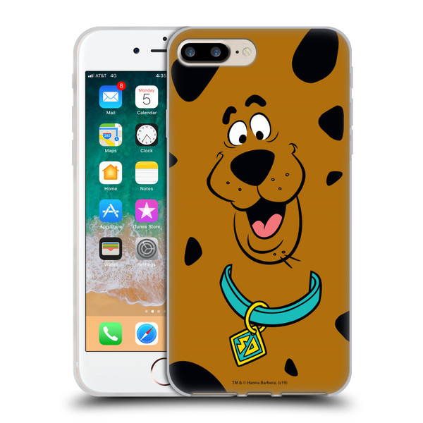 Scooby-Doo Scooby Full Face Soft Gel Case for Apple iPhone 7 Plus / iPhone 8 Plus