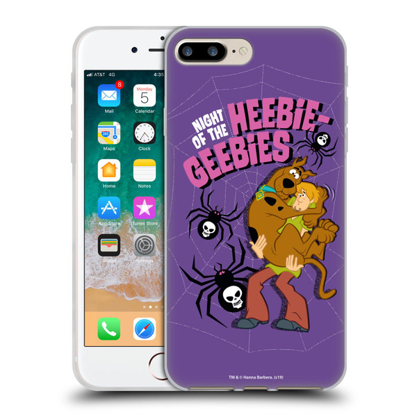 Scooby-Doo Seasons Spiders Soft Gel Case for Apple iPhone 7 Plus / iPhone 8 Plus