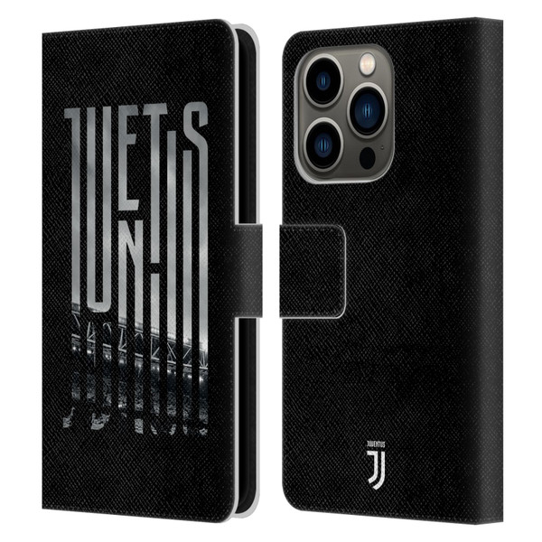 Juventus Football Club Graphic Logo  Stadium Leather Book Wallet Case Cover For Apple iPhone 14 Pro