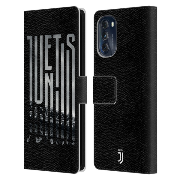 Juventus Football Club Graphic Logo  Stadium Leather Book Wallet Case Cover For Motorola Moto G (2022)