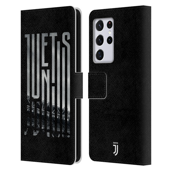 Juventus Football Club Graphic Logo  Stadium Leather Book Wallet Case Cover For Samsung Galaxy S21 Ultra 5G