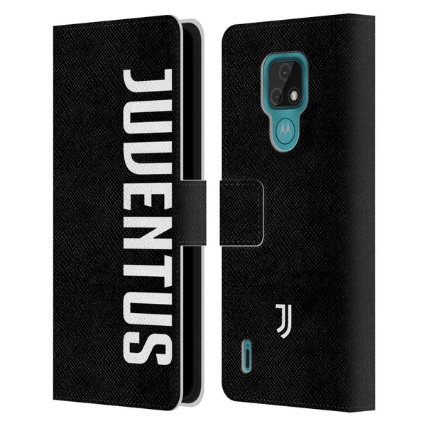 Juventus Football Club Lifestyle 2 Logotype Leather Book Wallet Case Cover For Motorola Moto E7