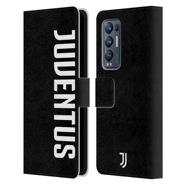Juventus Football Club Lifestyle 2 Logotype Leather Book Wallet Case Cover For OPPO Find X3 Neo / Reno5 Pro+ 5G