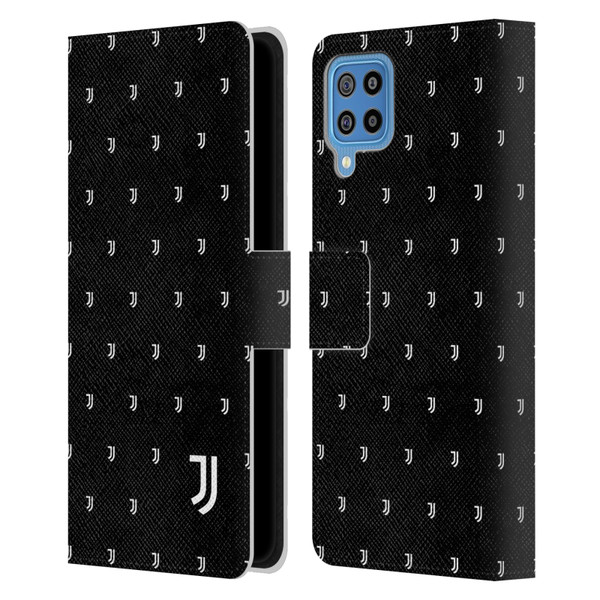 Juventus Football Club Lifestyle 2 Logomark Pattern Leather Book Wallet Case Cover For Samsung Galaxy F22 (2021)