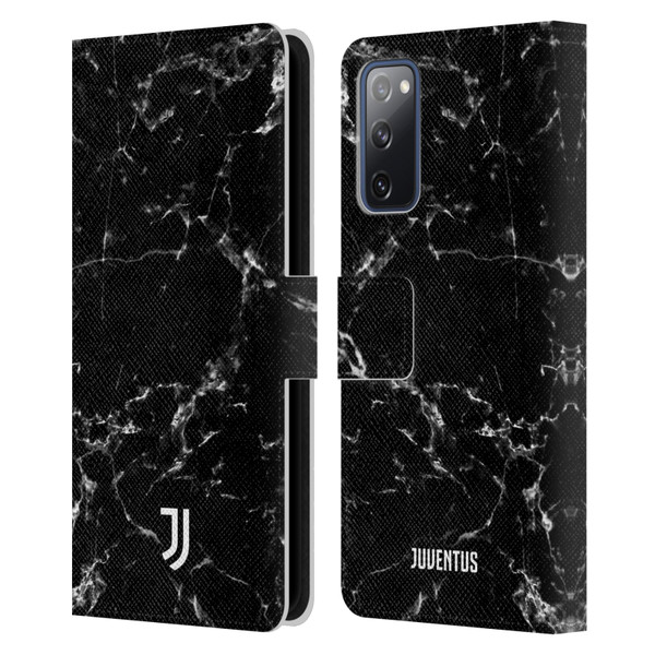 Juventus Football Club Marble Black 2 Leather Book Wallet Case Cover For Samsung Galaxy S20 FE / 5G