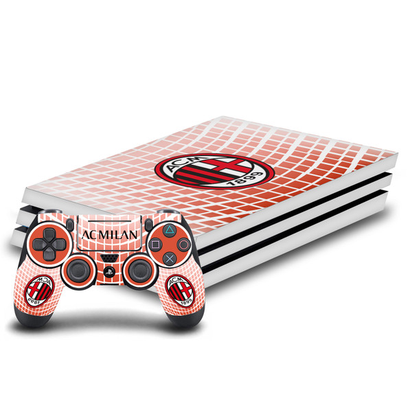 AC Milan 2020/21 Crest Kit Away Vinyl Sticker Skin Decal Cover for Sony PS4 Pro Bundle