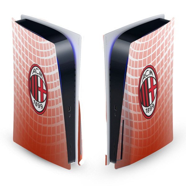 AC Milan 2020/21 Crest Kit Away Vinyl Sticker Skin Decal Cover for Sony PS5 Disc Edition Console