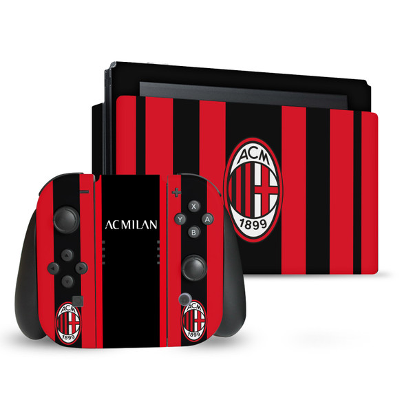 AC Milan 2021/22 Crest Kit Home Vinyl Sticker Skin Decal Cover for Nintendo Switch Bundle