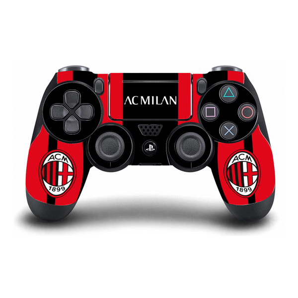 AC Milan 2021/22 Crest Kit Home Vinyl Sticker Skin Decal Cover for Sony DualShock 4 Controller