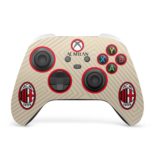 AC Milan 2021/22 Crest Kit Away Vinyl Sticker Skin Decal Cover for Microsoft Xbox Series X / Series S Controller