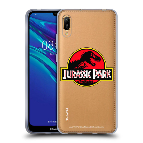 Jurassic Park Logo Plain Soft Gel Case for Huawei Y6 Pro (2019)
