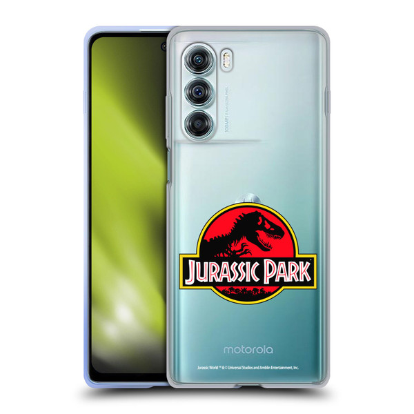Jurassic Park Logo Plain Soft Gel Case for Motorola Edge S30 / Moto G200 5G