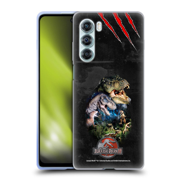 Jurassic Park III Key Art Dinosaurs Soft Gel Case for Motorola Edge S30 / Moto G200 5G