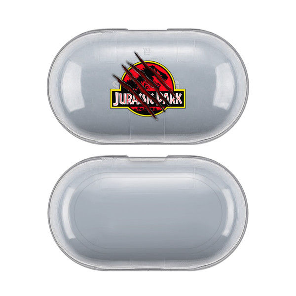 Jurassic Park Logo Claw Clear Hard Crystal Cover for Samsung Galaxy Buds / Buds Plus