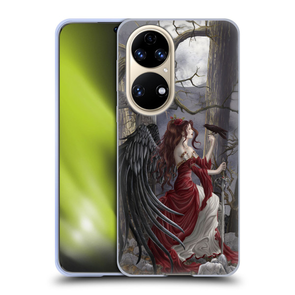 Nene Thomas Deep Forest Dark Angel Fairy With Raven Soft Gel Case for Huawei P50