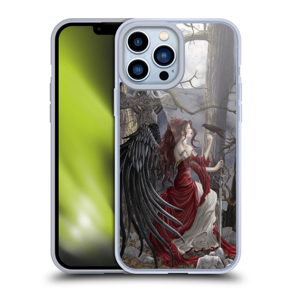 Nene Thomas Deep Forest Dark Angel Fairy With Raven Soft Gel Case for Apple iPhone 13 Pro Max