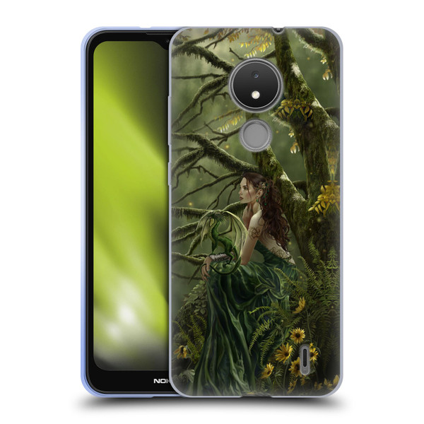 Nene Thomas Deep Forest Queen Fate Fairy With Dragon Soft Gel Case for Nokia C21