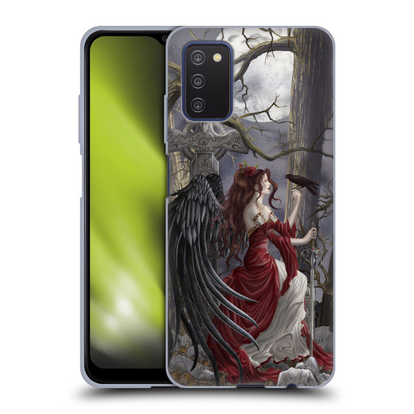 Nene Thomas Deep Forest Dark Angel Fairy With Raven Soft Gel Case for Samsung Galaxy A03s (2021)