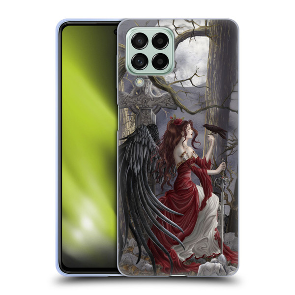 Nene Thomas Deep Forest Dark Angel Fairy With Raven Soft Gel Case for Samsung Galaxy M53 (2022)