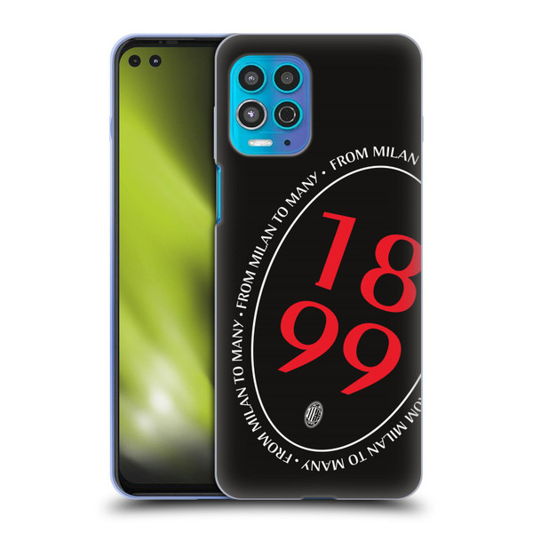 AC Milan Art 1899 Oversized Soft Gel Case for Motorola Moto G100