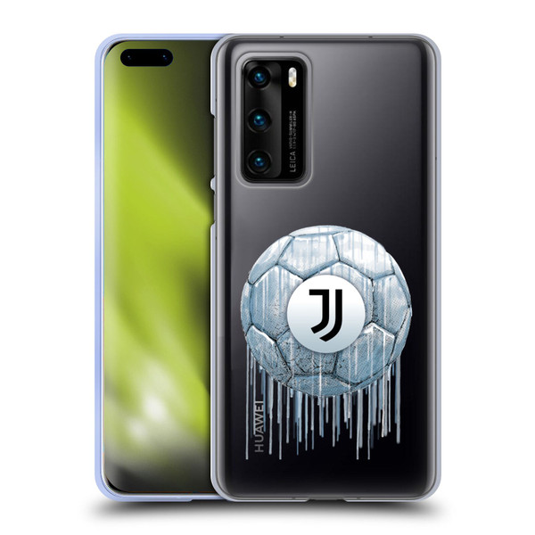 Juventus Football Club Drip Art Logo Soft Gel Case for Huawei P40 5G