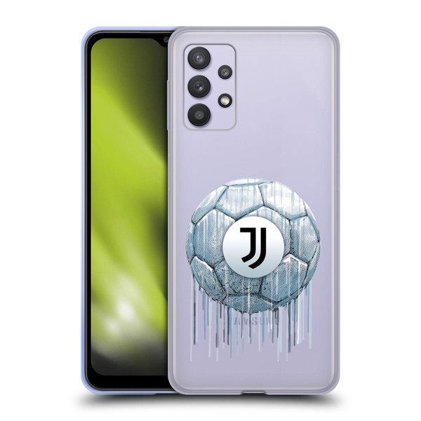 Juventus Football Club Drip Art Logo Soft Gel Case for Samsung Galaxy A32 5G / M32 5G (2021)
