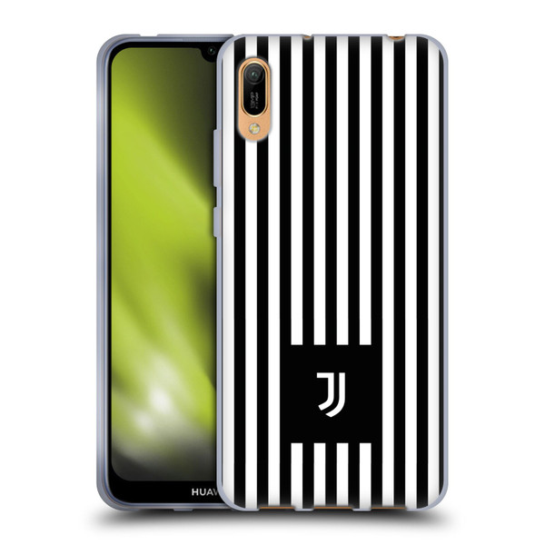 Juventus Football Club Lifestyle 2 Black & White Stripes Soft Gel Case for Huawei Y6 Pro (2019)