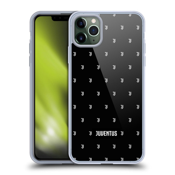 Juventus Football Club Lifestyle 2 Logomark Pattern Soft Gel Case for Apple iPhone 11 Pro Max