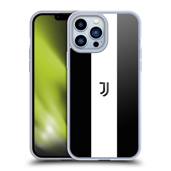 Juventus Football Club Lifestyle 2 Bold White Stripe Soft Gel Case for Apple iPhone 13 Pro Max