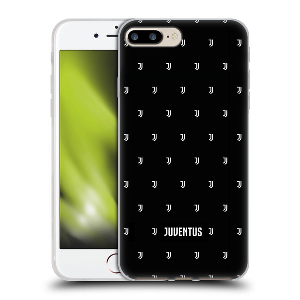 Juventus Football Club Lifestyle 2 Logomark Pattern Soft Gel Case for Apple iPhone 7 Plus / iPhone 8 Plus