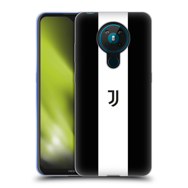 Juventus Football Club Lifestyle 2 Bold White Stripe Soft Gel Case for Nokia 5.3